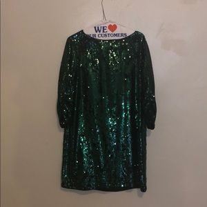 Stunning green sequin dress